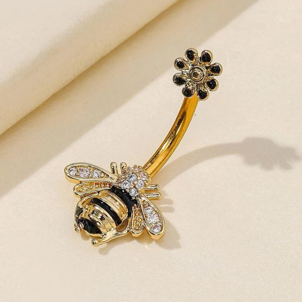 Bee Bellybutton Ring